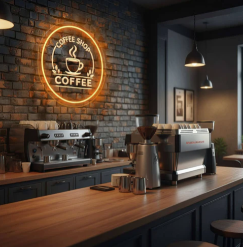 Vintage Coffee Shop LED Neon Sign