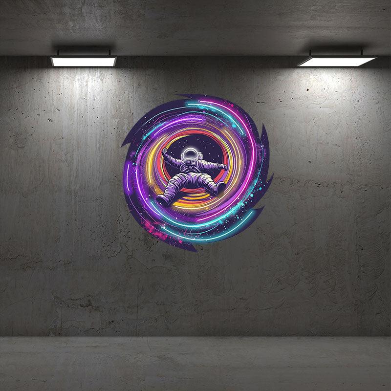 Astronaut Portal LED Neon Wall Art – Cosmic Space Neon Decor for Modern & Creative Interiors