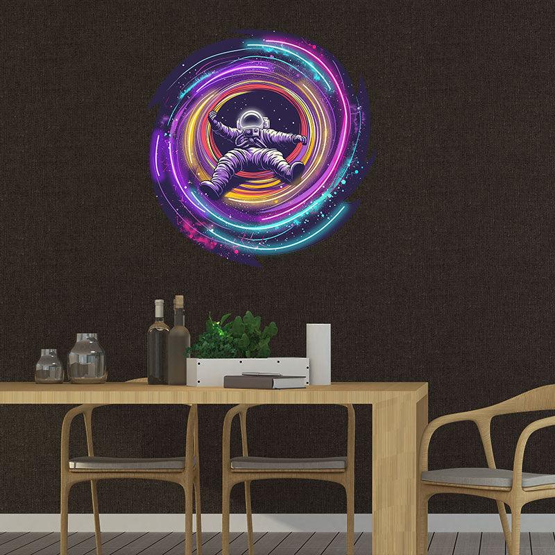 Astronaut Portal LED Neon Wall Art – Cosmic Space Neon Decor for Modern & Creative Interiors