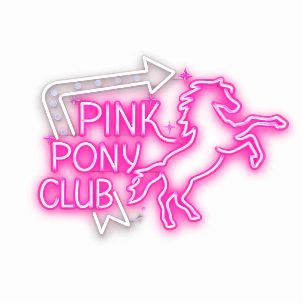 Pink Pony Club Neon Sign – LED Wall Light for Bedroom & Living Room Decor
