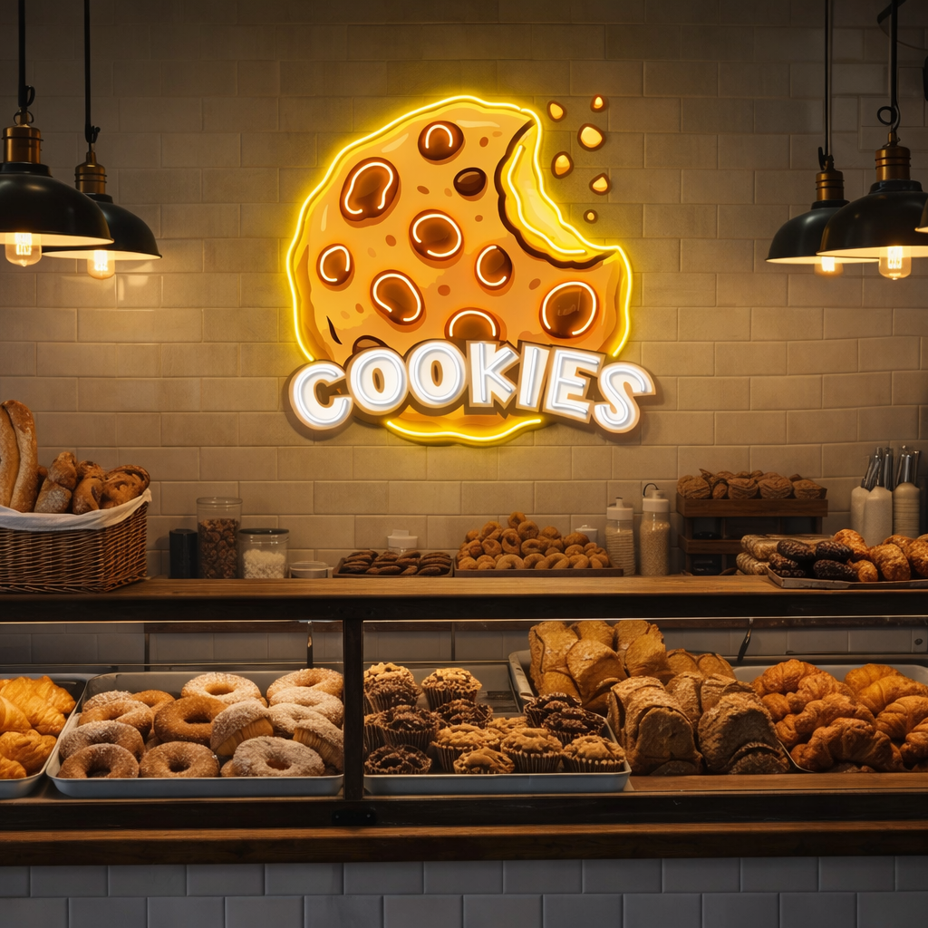 Cookie Neon Sign – Backlit Acrylic Wall Sign