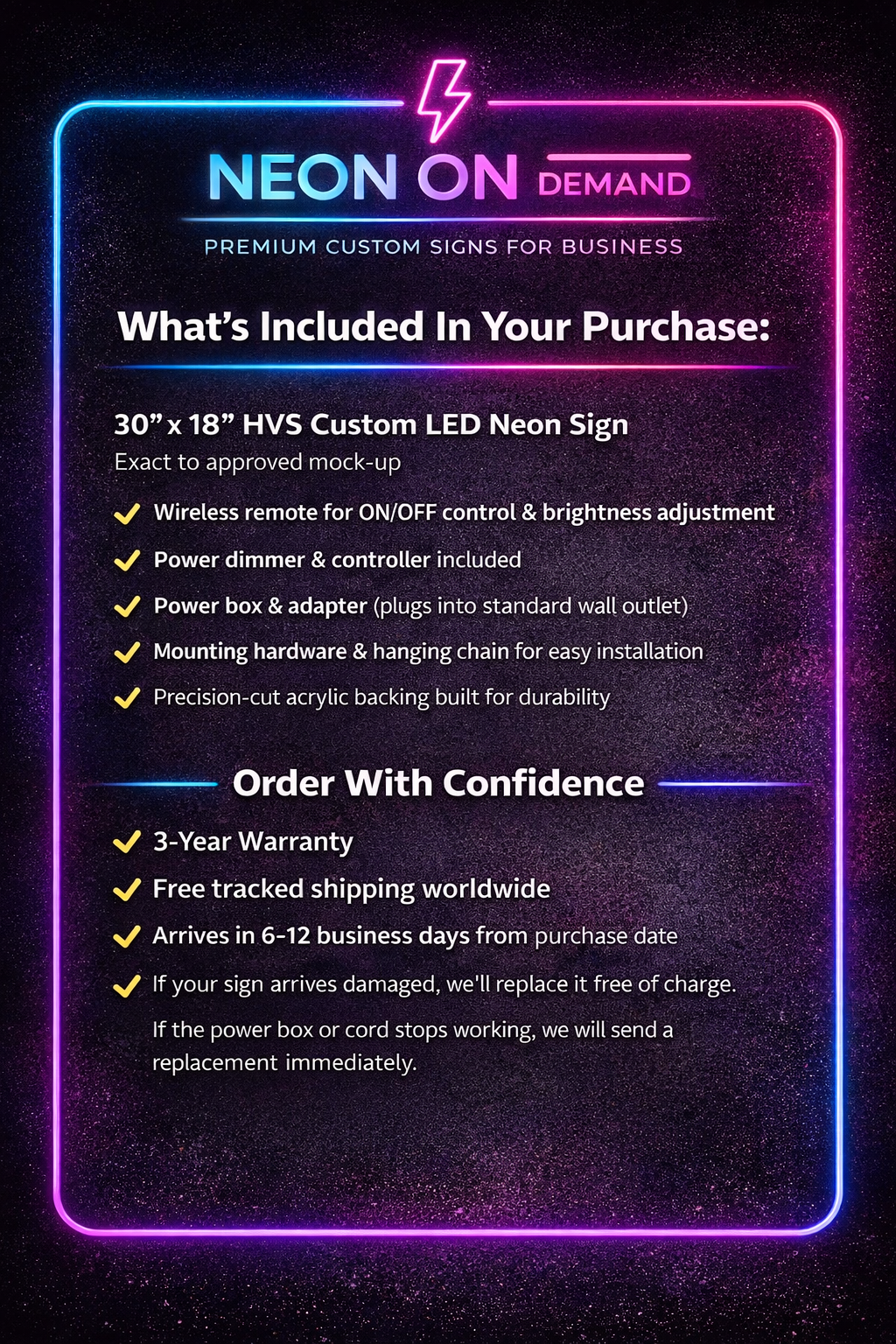 HVS - Premium Neon Artwork