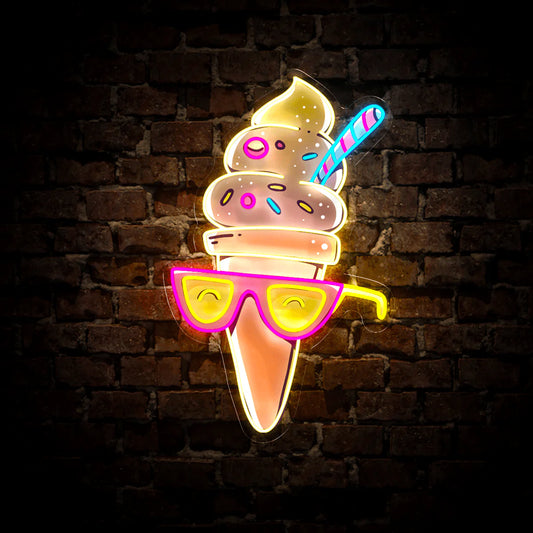 Ice Cream Artwork LED Neon Sign