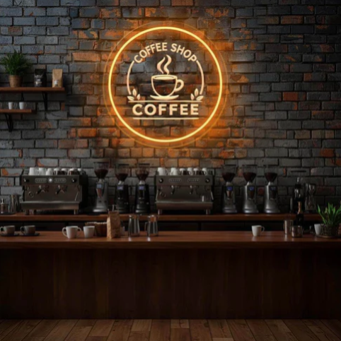 Vintage Coffee Shop LED Neon Sign